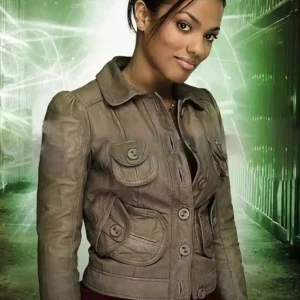 Freema Agyeman Doctor Who Leather Jacket