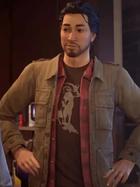 Gabe Chen Life Is Strange Beige Cotton Jacket On Sale