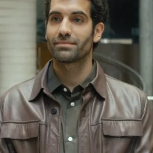 Gangs Of Galicia 2024 Tamar Novas Two Chest Pockets Brown Jacket