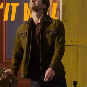 Gary Johnson Hit Man 2024 Green Jacket On Sale