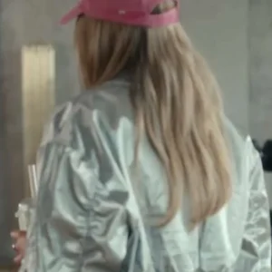 Geek Girl 2024 Daisy Jelley Silver Bomber Jacket