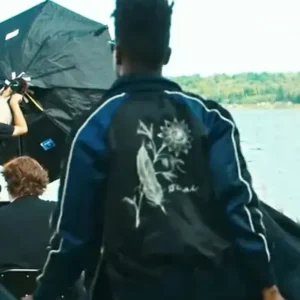 Geek Girl 2024 Wilbur Evans Blue Track Jacket Back