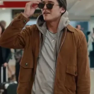 Geek Girl Liam Woodrum Suede Leather Jacket