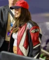 Hailey Bieber Billie Eilishs Concert Motorcycle Jacket