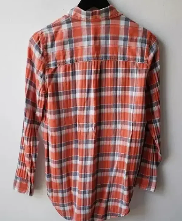 Happy To Be Home With The Benkos Gray Benko Plaid Shirt Back