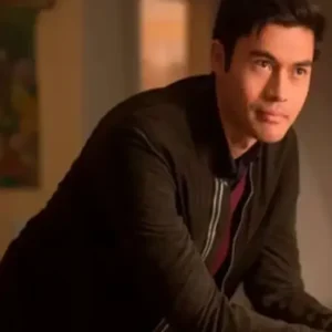 Henry Golding A Simple Favor Black Bomber Jacket For Sale