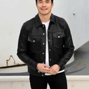 Henry Golding The Ministry Leather Jacket