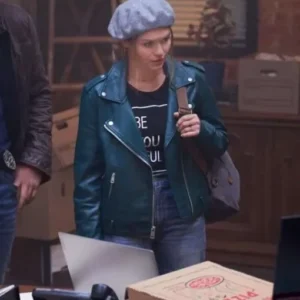 Holland Roden Tipline Mysteries for Murder Biker Jacket