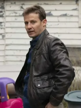 Jamie Reagan Blue Bloods S014 Brown Leather Jacket For Sale