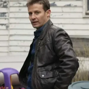 Jamie Reagan Blue Bloods S014 Brown Leather Jacket For Sale