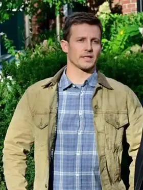 Jamie Reagan Blue Bloods S13 Beige Cotton Jacket For Sale