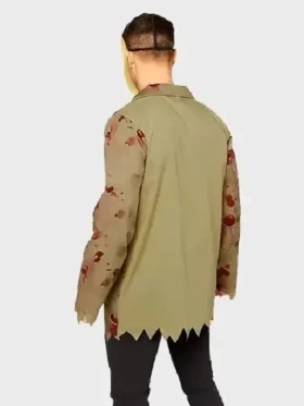 Jason Voorhees Halloween Brown Cotton Costume Back