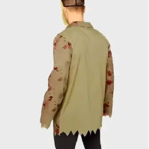 Jason Voorhees Halloween Brown Cotton Costume Back