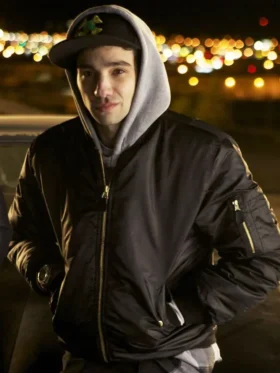 Jay Baruchel Goon Black Bomber Jacket