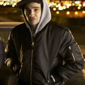 Jay Baruchel Goon Black Bomber Jacket