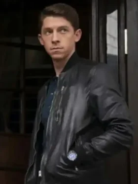 Joe Hill Blue Bloods Black Bomber Leather Jacket