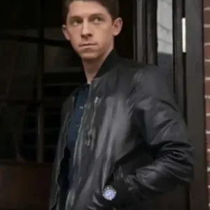 Joe Hill Blue Bloods Black Bomber Leather Jacket