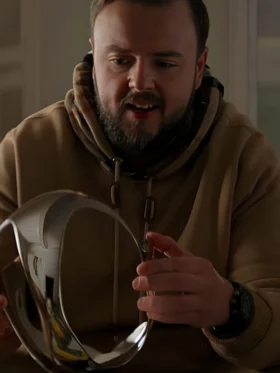 John Bradley 3 Body Problem Brown Hoodie