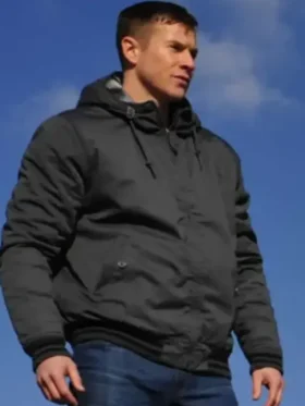 John Russell Blue Bloods Grey Hooded Jacket