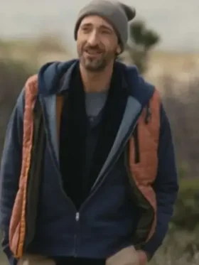 Josh Aaronson Succession Orange Puffer Vest