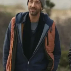 Josh Aaronson Succession Orange Puffer Vest