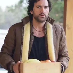 Juan Pablo Di Pace Branching Out 2024 Brown Shearling Jacket