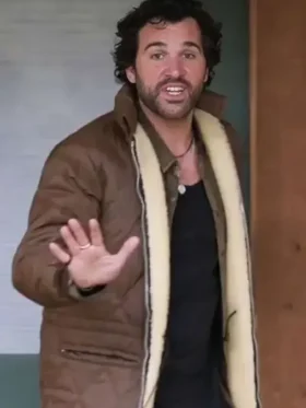 Juan Pablo Di Pace Branching Out 2024 Brown Shearling Jacket For Sale