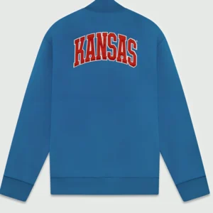 Kansas Jayhawks Blue Varsity Jacket