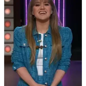 Kelly The Kelly Clarkson Show Tweed Blazer