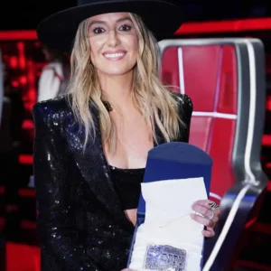 Lainey Wilson The Voice S25 Finale Sequin Fringe Blazer