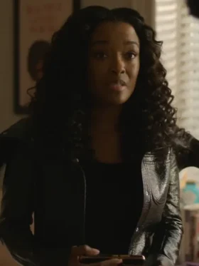 Latoya Tonodeo Power Book II Leather Jacket