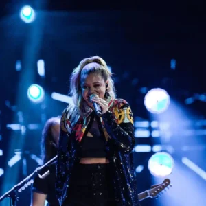Lauren Alaina CMA Fest 2024 Black Sequin Jacket