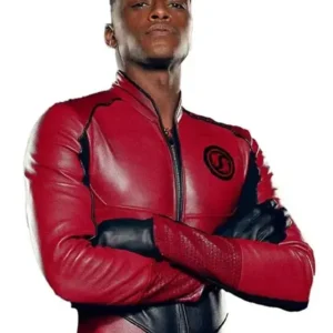 Marcus Hargreeves The Umbrella Academy Red Leather Jacket