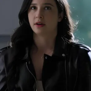 Marybeth Killing for Extra Credit Black Leather Jacket