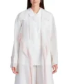 Maya Rudolph Loot S02 Lau Silk Organza Wrap Coat