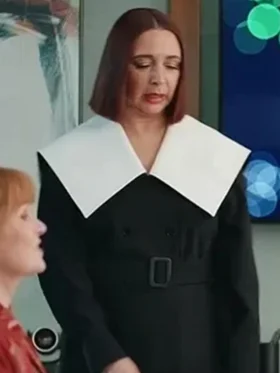 Molly Novak Loot S02 Long Coat front