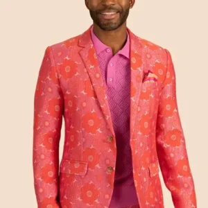 Nicholas Loot S02 Red And Pink Floral Suit