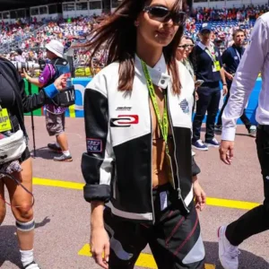 Order Emily Ratajkowski F1 Monaco Grand Prix Leather Jacket