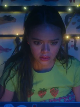 Order Pretty Little Liars Summer School S02 Minnie Honrada Green Strawberry Shirt