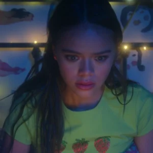 Order Pretty Little Liars Summer School S02 Minnie Honrada Green Strawberry Shirt