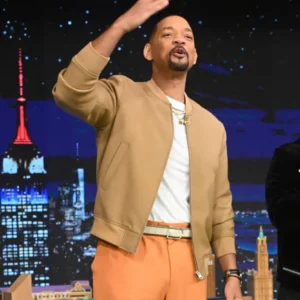 Order The Tonight Show Starring Jimmy Fallon Will Smith Brown Jacket