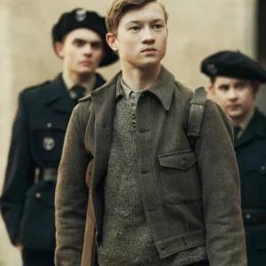 Orlando Schwerdt White Bird Grey Wool Jacket