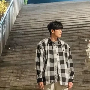 Park Hyung sik Doctor Slump Plaid Shirt