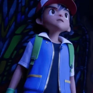 Pokemon Ash Ketchum Leather Jacket 