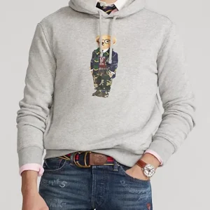 Preppy Bear Pullover Hoodie