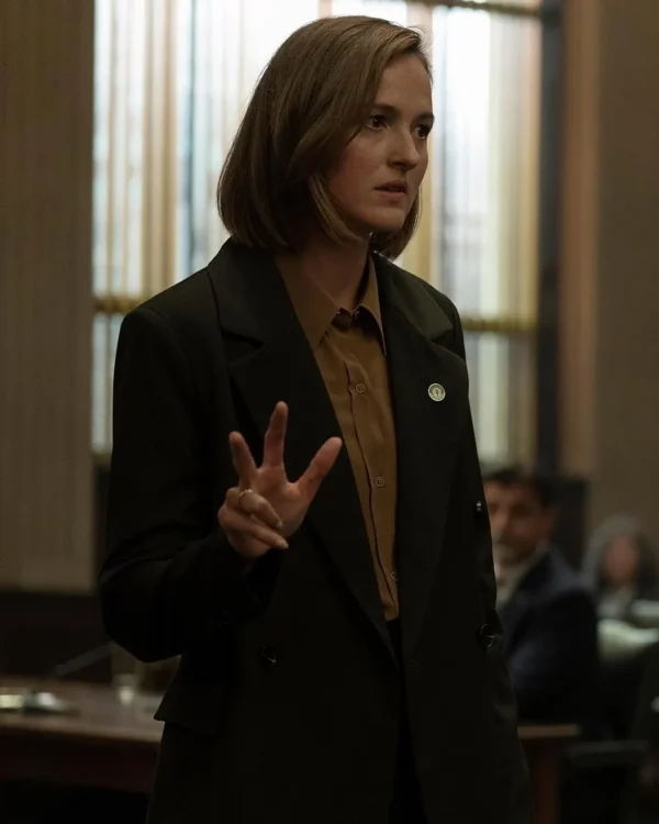 Presumed Innocent 2024 Renate Reinsve Black Blazer