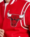 Red Chicago Bulls 6x Champs Varsity Jacket