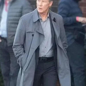 Richard Gere Longing Grey Trench Coat