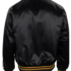 Roberto Clemente 1970 Pirates Satin Bomber Jacket Back
