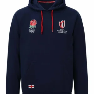 Rugby World Cup 23 x England Rugby Blue Hoodie